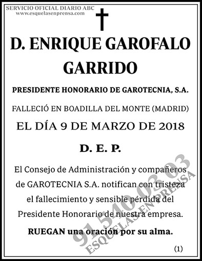Enrique Garofalo Garrido